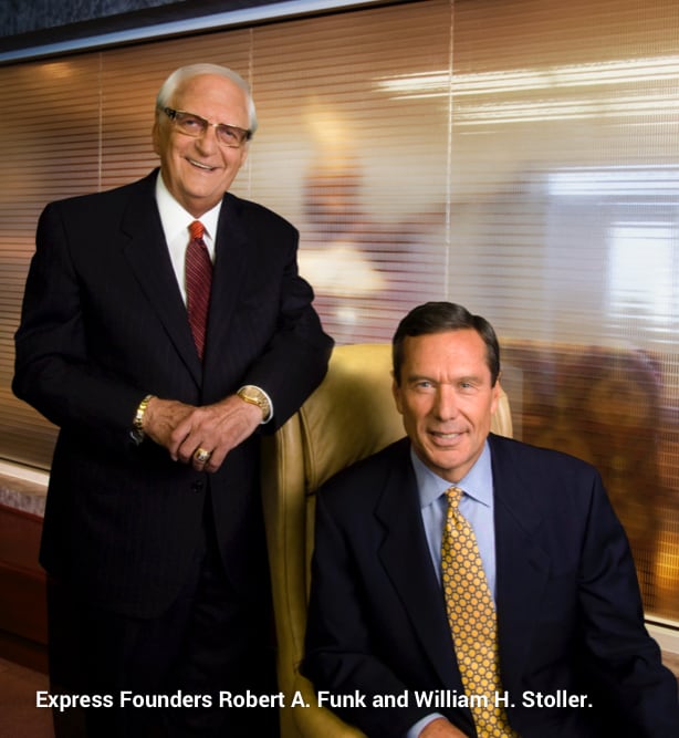 Express Founders Robert A. Funk and William H. Stoller