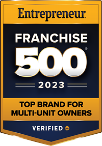 Entrepreneur Franchise 500 - 2023 - Top Brand for Multi-Unit Owners